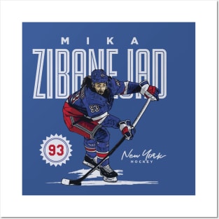 Mika Zibanejad New York R Cover Posters and Art